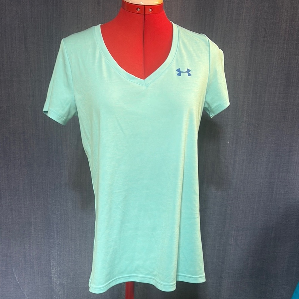Under Armour Green Fitted Short Sleeve T-Shirt